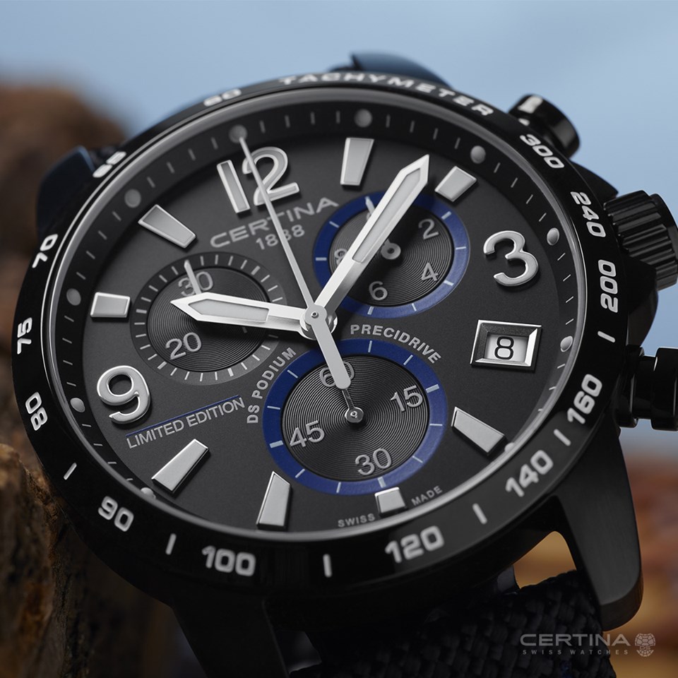 Certina DS Podium Chronograph 1/10 sec C034.417.38.057.10 Jeremy Seewer Limited Edition 450pcs