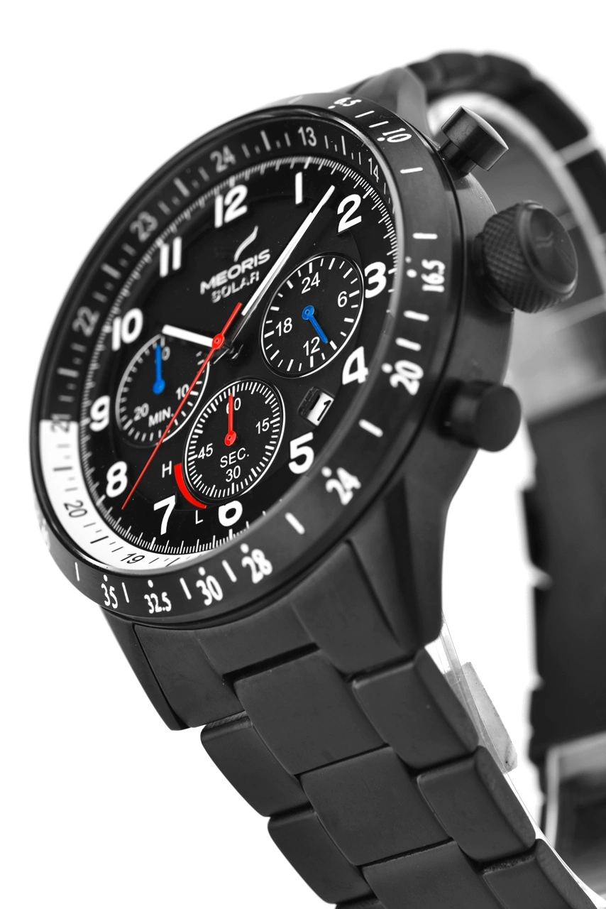 Meoris SOLAR CHRONOGRAF SUPERTITANIUM BLC