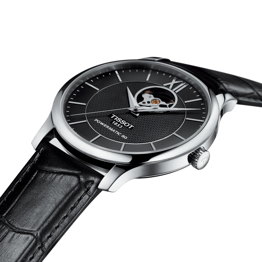 TISSOT TRADITION POWERMATIC 80 OPEN HEART T063.907.16.058.00