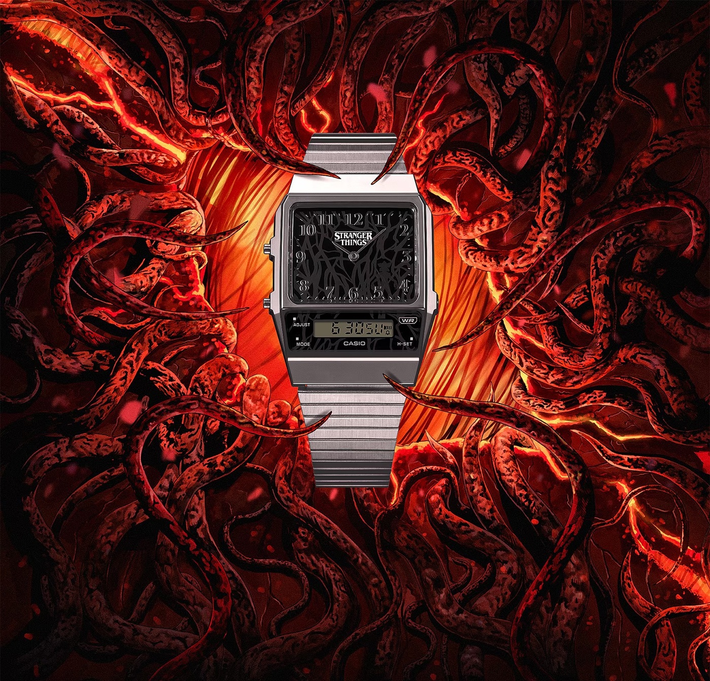 Casio Vintage Stranger Things Collaboration Model AQ-800EST-1AER