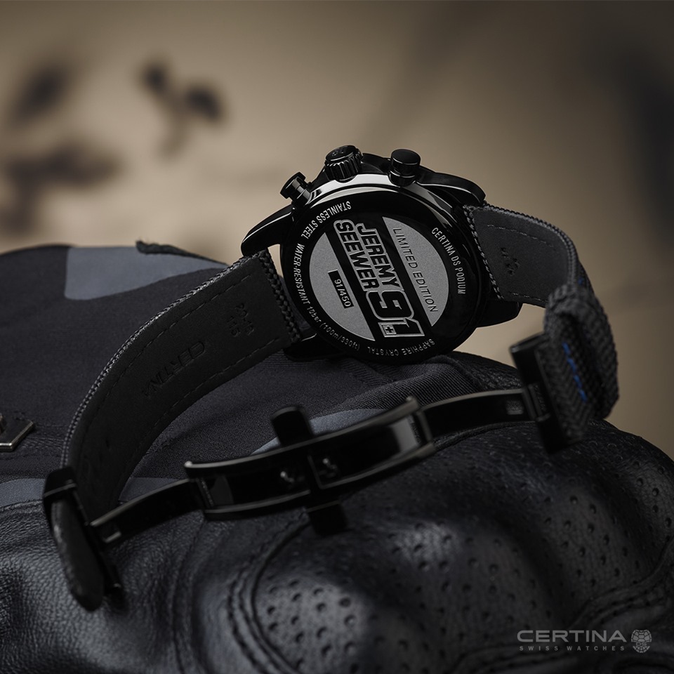 Certina DS Podium Chronograph 1/10 sec C034.417.38.057.10 Jeremy Seewer Limited Edition 450pcs