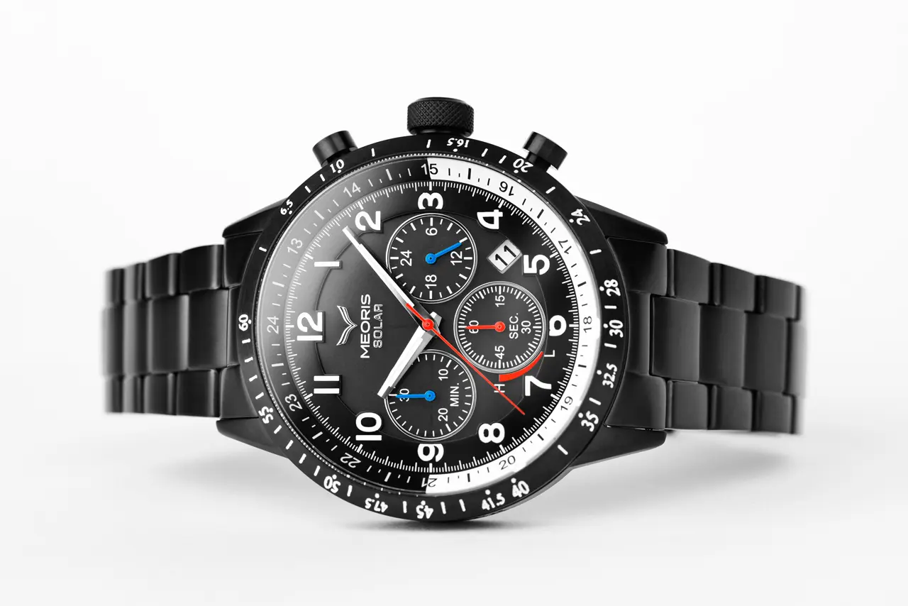 Meoris SOLAR CHRONOGRAF SUPERTITANIUM BLC