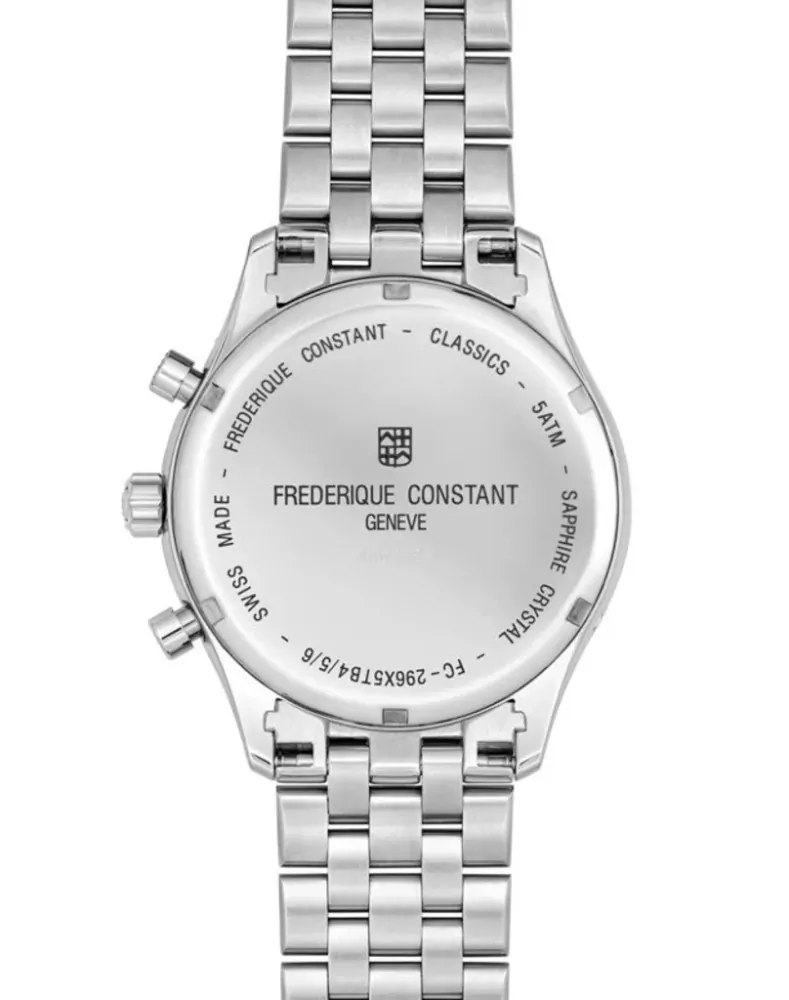 Frederique Constant Classics Gents Chronograph Triple Calendar Quartz FC-296SW5B6B