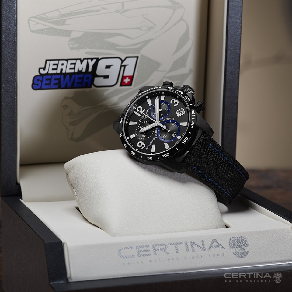 Certina DS Podium Chronograph 1/10 sec C034.417.38.057.10 Jeremy Seewer Limited Edition 450pcs