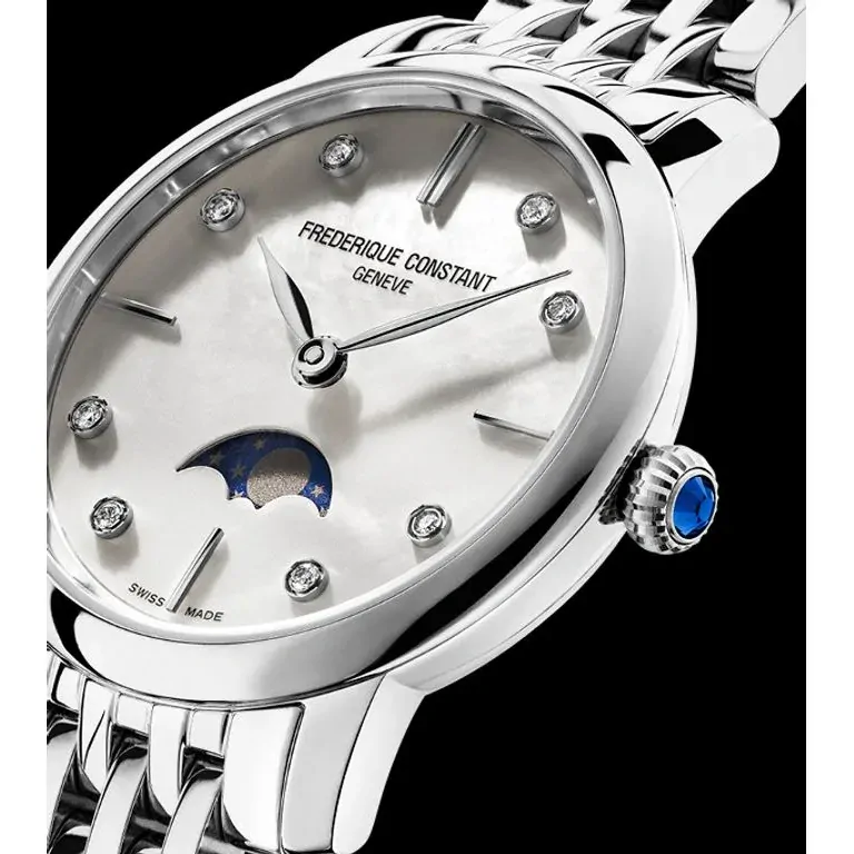 Frederique Constant Classics Slimline Moonphase FC-206MPWD1S6B