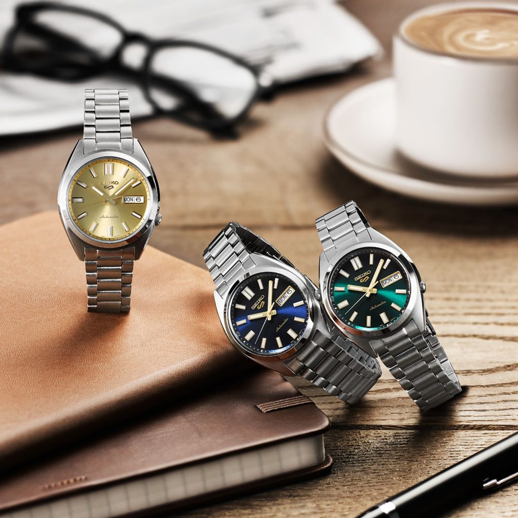 Seiko 5 Sports SNXS ‘Gold Cufflinks’ SRPL59K1