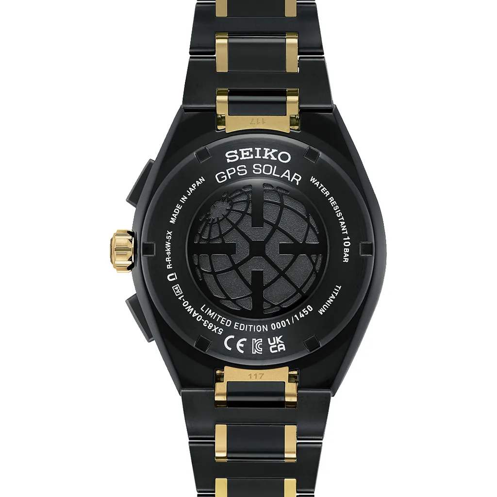 Seiko Astron Dual-Time Chronograph SSH186J1 Solar Eclipse 145th Anniversary Limited Edition