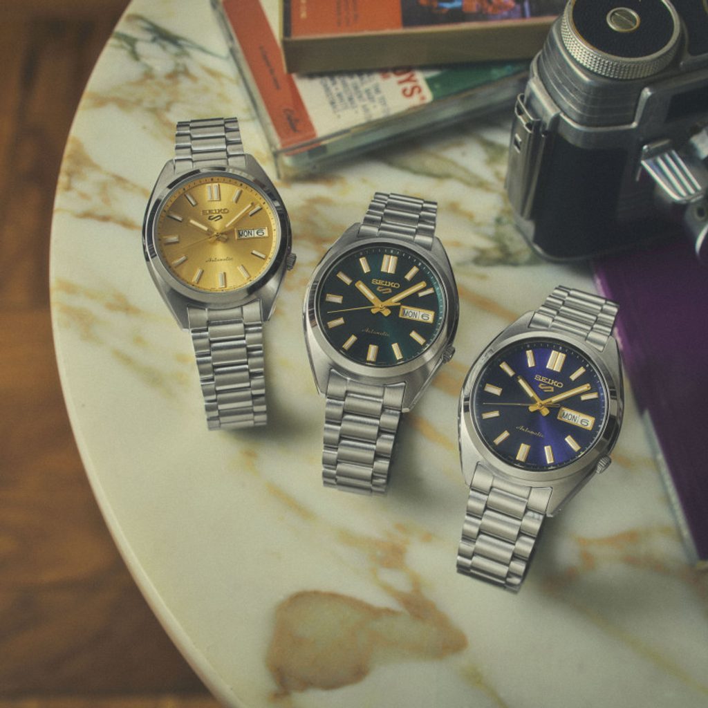 Seiko 5 Sports SNXS ‘Gold Cufflinks’ SRPL59K1