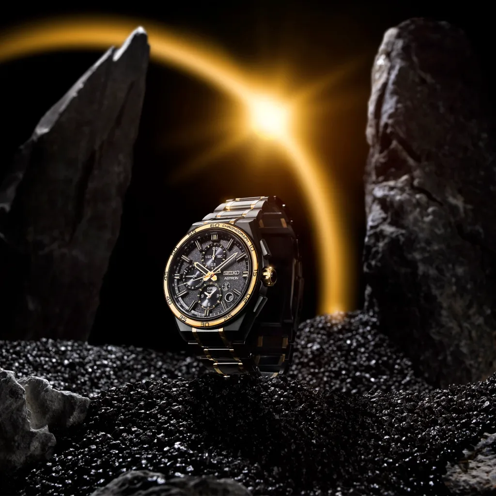 Seiko Astron Dual-Time Chronograph SSH186J1 Solar Eclipse 145th Anniversary Limited Edition