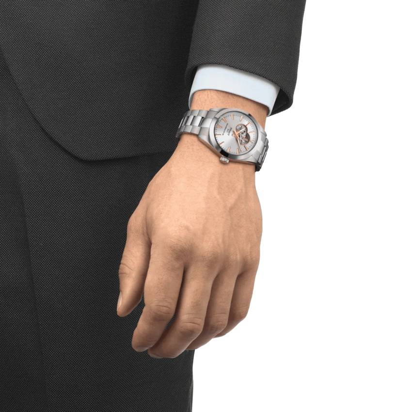 TISSOT GENTLEMAN POWERMATIC 80 OPEN HEART T127.407.11.031.01