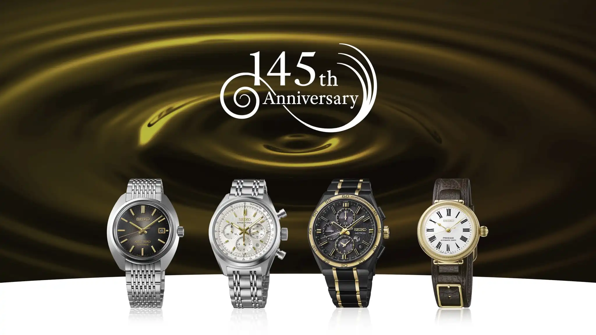 Seiko Astron Dual-Time Chronograph SSH186J1 Solar Eclipse 145th Anniversary Limited Edition