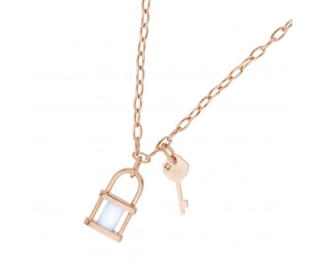 Storm Náhrdelník Onyxia Rose Gold
